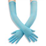 Soft Thin See-through Mesh Long Gloves - Image 3