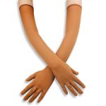 Soft Thin See-through Mesh Long Gloves - Image 5