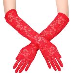 Long Women's Lace Party Accessories Gloves - Image 2