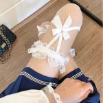 Ladies Over-the-knee Lace Mesh Stockings - Image 4