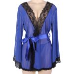 Sexy Ladies Bandaged Lace Robe Night Gown - Image 7