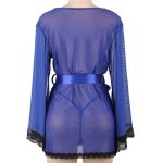 Sexy Ladies Bandaged Lace Robe Night Gown - Image 2