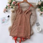 Women Strappy Backless Bandaged Hot Dress - Image 7