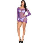 Multi-colored Elastic Mesh Skirt Nigth Dress - Image 7