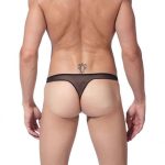 Passion See-through Mesh T-string Men Thong - Image 2