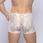 Hot Selling Floral Lace See-through Boxer Briefs - Image 3