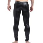 Men Sexy Evening Show Slim Leather Pants - Image 2