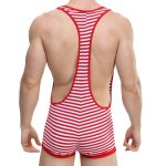 Sexy Easeful Stripe Hot Jumpsuit For Men - Image 2