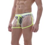 Fashion Men See-through Environmental Boxer Brief - Image 2