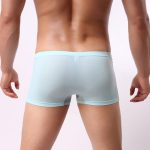 Men Naked Feeling Comfortable Ice Silk Boxer Briefs - Image 8