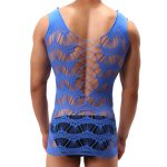 Hot Selling Fishnet Hollowed-out Men Vest - Image 4