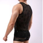 Fashion Star Pattern Breathable Nigthwear Vest - Image 3