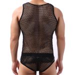 Cool Men Big Fishnet Sexy Night Vest - Image 2