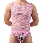 Cool Men Big Fishnet Sexy Night Vest - Image 3
