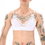 New Gay Bowknot Lace Bra Sexy Underwear - Image 3