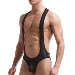 Motor Style Patent Leather One-piece Suit - Image 2