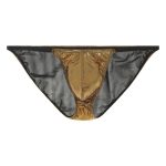 Shining Patent Leather Low-waist Panty For Men - Image 3