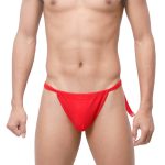 Sexy Simple Men Bandaged Free Cotton T-back - Image 2