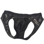 Men Faux Leather Rings Assless Panty - Image 5