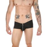 Men Front Metal Zipper Boxers Soft Underwears - Image 3