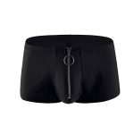 Men Front Metal Zipper Boxers Soft Underwears - Image 5