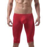 Men Hot Ice Silk Elastic Fifth Pants - Image 10