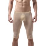 Men Hot Ice Silk Elastic Fifth Pants - Image 5