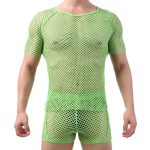 Sultry Men Breathable Fishnet T-shirt - Image 3