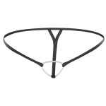 Men Thin Strap T-back With Silicone Ring - Image 2