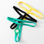 Men Simple Lasting Delay T-back With Silicone Ring - Image 6