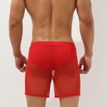 Fashion Men Hot Breathable Mesh Boxers Underwears - Image 3