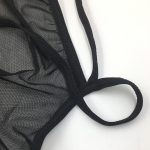 Men See-through Mesh Bellyband One-piece Suit - Image 4