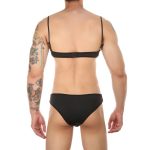 New Men's Gay Lace Bra And Panty Suit - Image 9