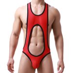 Men's Breathable Hollowed-out Mesh One-piece Suit - Image 8