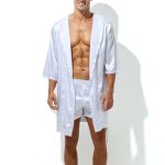Sexy Bandaged Relaxed Bathrobe For Men - Image 9