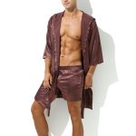 Sexy Bandaged Relaxed Bathrobe For Men - Image 11
