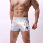 Strong Men's Hot Stamping Patent Leather Boxers - Image 7
