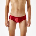 Sexy High-elastic Smooth Glossy Panty For Men - Image 9