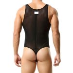 New Men's Vest Jumpsuit Mesh Sexy Underwears - Image 3