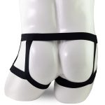 Men's Patent Leather Hollowed-out Assless Boxers - Image 5