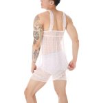 New Men's Transparent Mesh Night Dress - Image 3