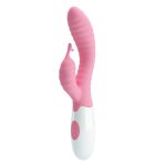 Prettylove Striped Rabbit Vibrator - Image 4