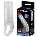 Spiral  Penis Sleeve With Pull Ring