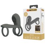 Rechargeable Memorable Vibrating Licking Cock Ring