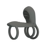 Rechargeable Memorable Vibrating Licking Cock Ring - Image 3