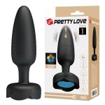 Prettylove Bottom Light Thrusting Floral Anal Vibrator