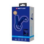 Prettylove Dark Blue 3in1 Vibrating Cock Ring - Image 4