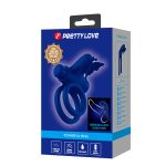 Prettylove Dark Blue Butterfly Vibrating Cock Ring - Image 4