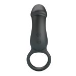 Silicone Dildo Anal Vibrator With Pull Ring - Image 2