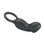 Silicone Dildo Anal Vibrator With Pull Ring - Image 3